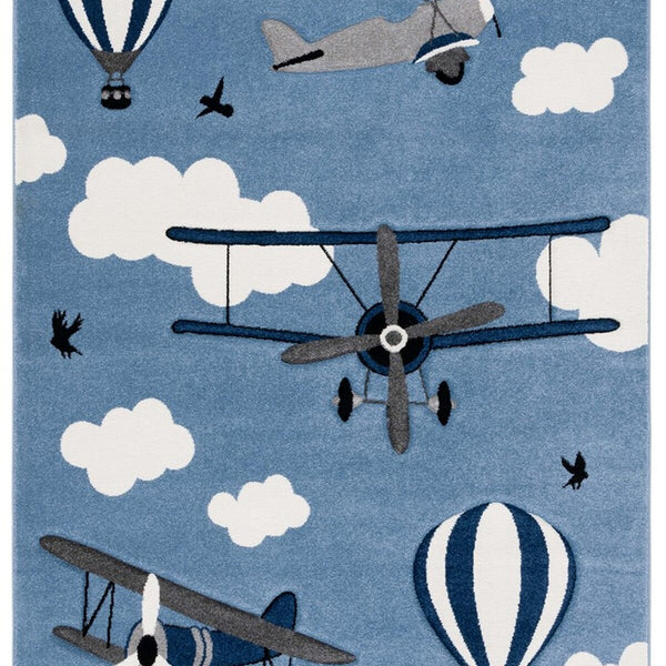 safavieh clearance carousel kids crk137m blue rug