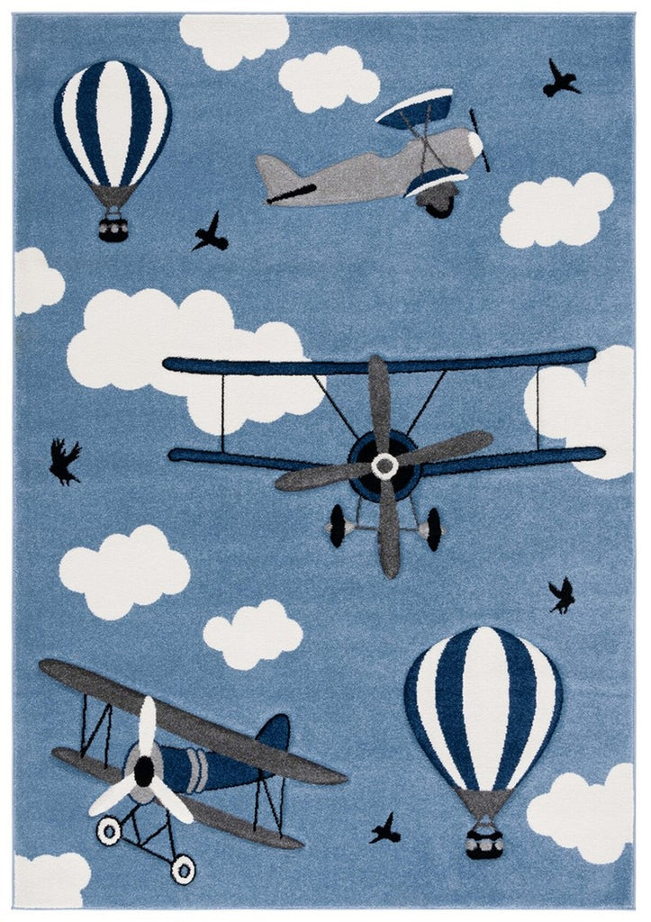 safavieh clearance carousel kids crk137m blue rug