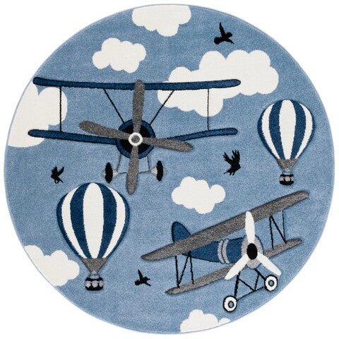 safavieh clearance carousel kids crk137m blue rug