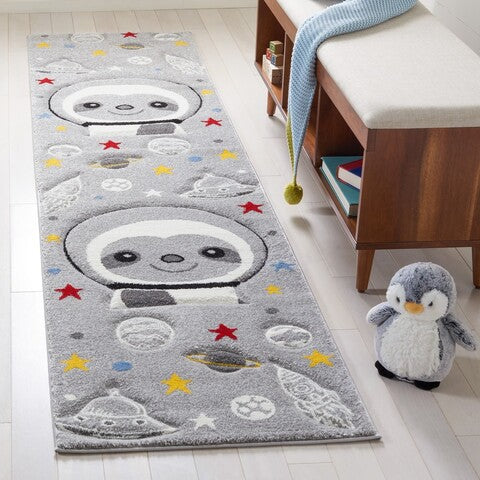 safavieh clearance carousel kids crk140f grey rug