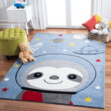 safavieh clearance carousel kids crk140m blue rug