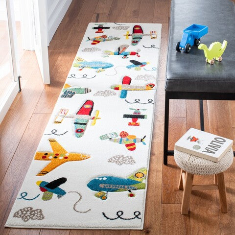 safavieh clearance carousel kids crk167a ivory rug