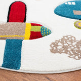 safavieh clearance carousel kids crk167a ivory rug