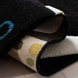 safavieh clearance carousel kids crk167z black rug