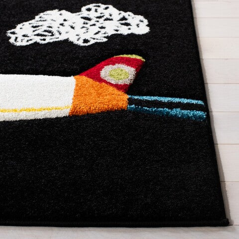 safavieh clearance carousel kids crk167z black rug