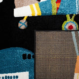 safavieh clearance carousel kids crk167z black rug
