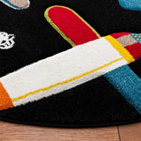 safavieh clearance carousel kids crk167z black rug