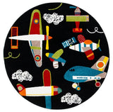 safavieh clearance carousel kids crk167z black rug