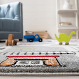 safavieh clearance carousel kids crk192f grey rug