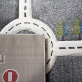 safavieh clearance carousel kids crk192f grey rug