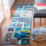 safavieh clearance carousel kids crk192k turquoise rug