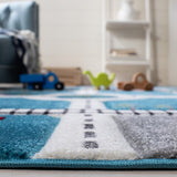 safavieh clearance carousel kids crk192k turquoise rug