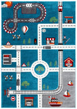 safavieh clearance carousel kids crk192k turquoise rug