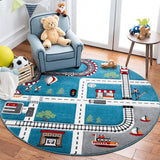 safavieh clearance carousel kids crk192k turquoise rug