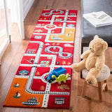 safavieh clearance carousel kids crk192q red rug