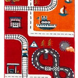 safavieh clearance carousel kids crk192q red rug