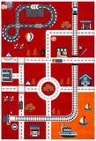 safavieh clearance carousel kids crk192q red rug