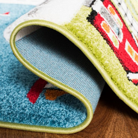 safavieh clearance carousel kids crk192y green rug