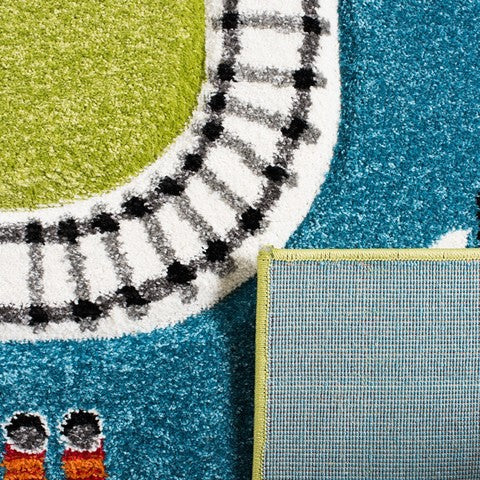 safavieh clearance carousel kids crk192y green rug