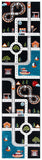 safavieh clearance carousel kids crk192z black rug