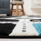 safavieh clearance carousel kids crk192z black rug
