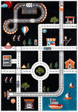 safavieh clearance carousel kids crk192z black rug