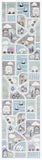 safavieh clearance carousel kids crk193f grey rug