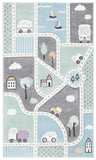safavieh clearance carousel kids crk193f grey rug