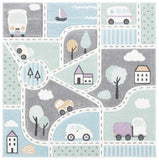 safavieh clearance carousel kids crk193f grey rug