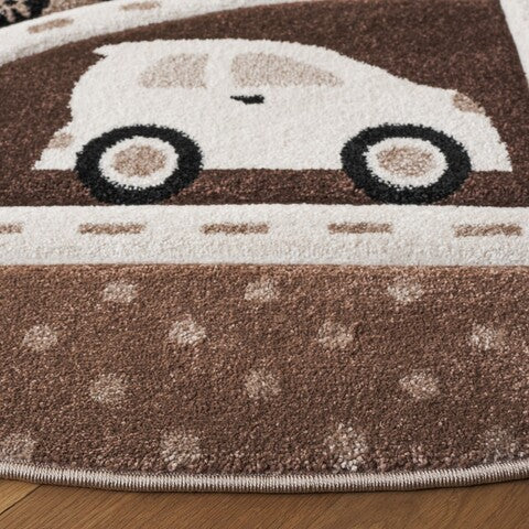 safavieh clearance carousel kids crk193t brown rug