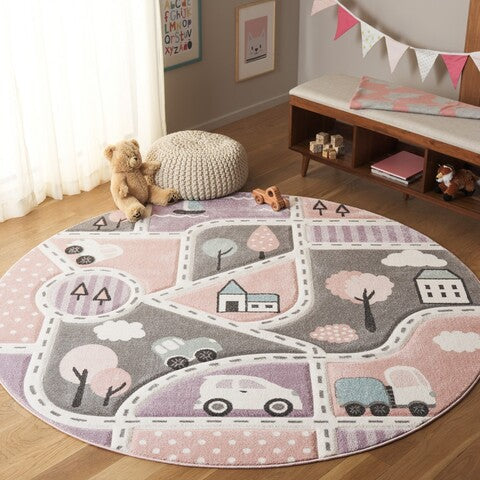 safavieh clearance carousel kids crk193u grey rug