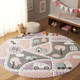 safavieh clearance carousel kids crk193u grey rug