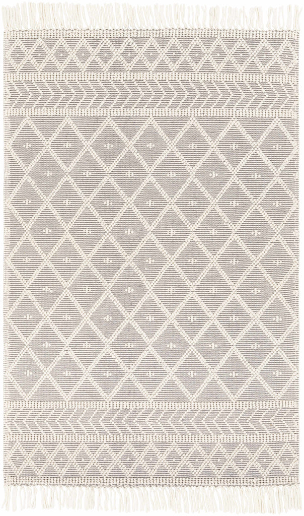 Hauteloom Cromford CROMF Ivory Woven/Flatwoven Cotton Rug