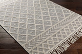 Hauteloom Cromford CROMF Ivory Woven/Flatwoven Cotton Rug