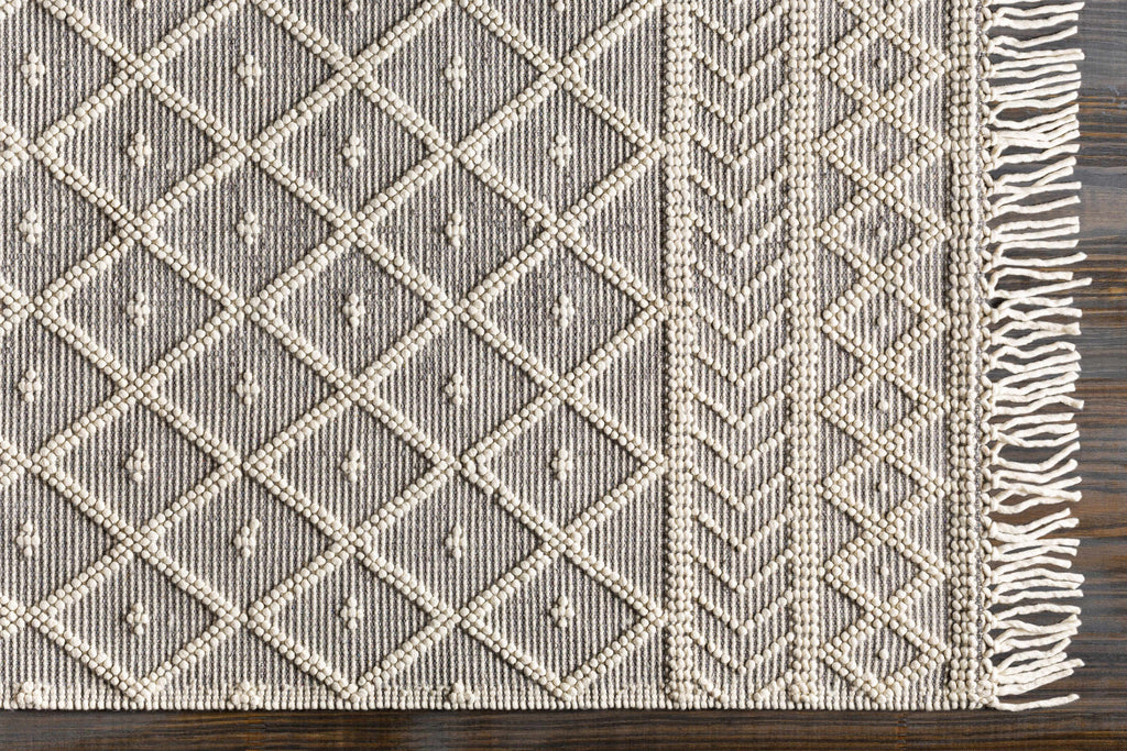 Hauteloom Cromford CROMF Ivory Woven/Flatwoven Cotton Rug