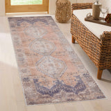 Hauteloom Carrabelle CRRB Navy Machine Made Chenille-Polyester Rug