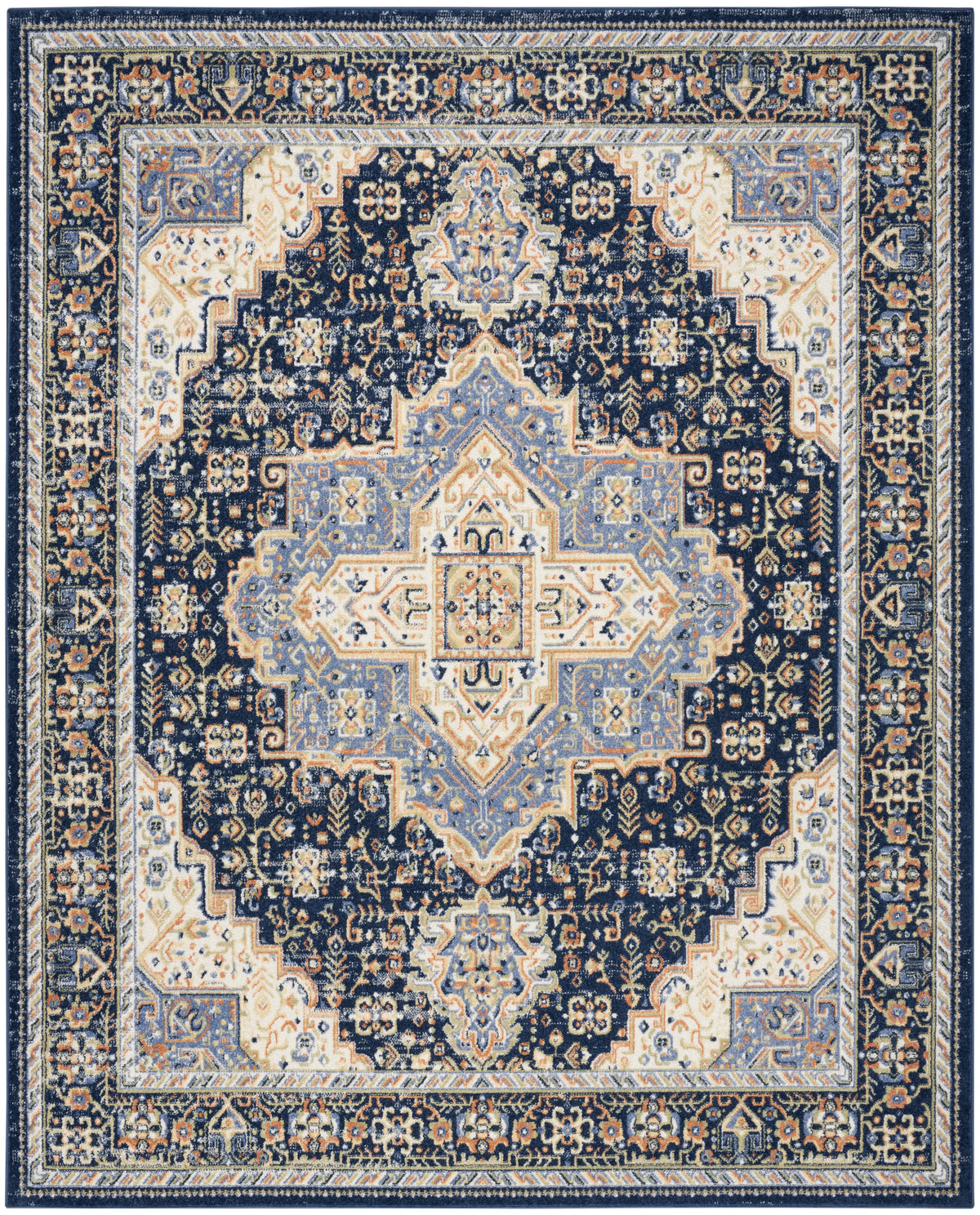 nourison nourison essentials persian nre07 navy rug