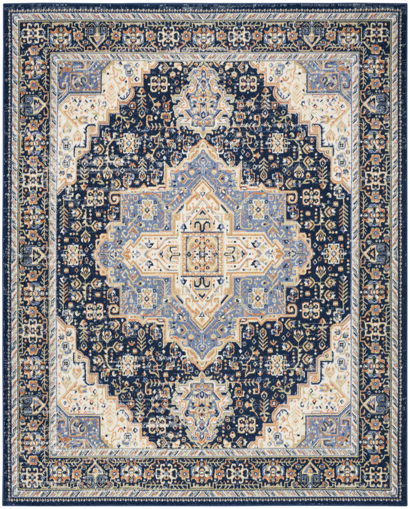nourison nourison essentials persian nre07 navy rug