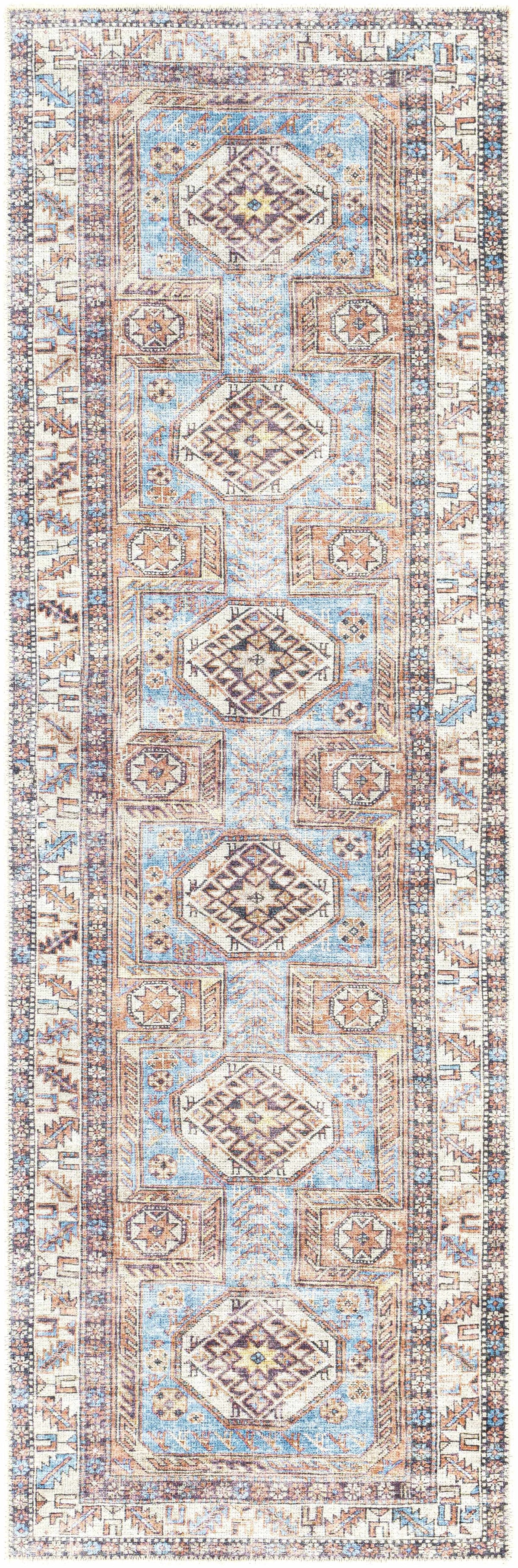 Hauteloom Croy CRYFE Coral Machine Made Chenille-Polyester Rug