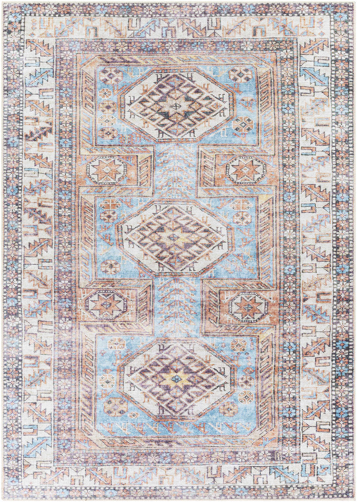 Hauteloom Croy CRYFE Coral Machine Made Chenille-Polyester Rug