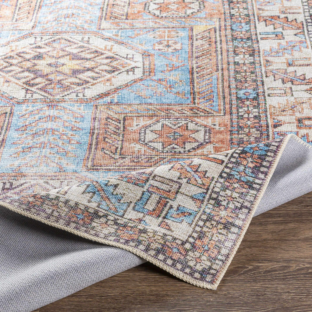 Hauteloom Croy CRYFE Coral Machine Made Chenille-Polyester Rug