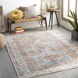 Hauteloom Croy CRYFE Coral Machine Made Chenille-Polyester Rug