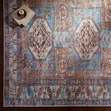 Hauteloom Croy CRYFE Coral Machine Made Chenille-Polyester Rug