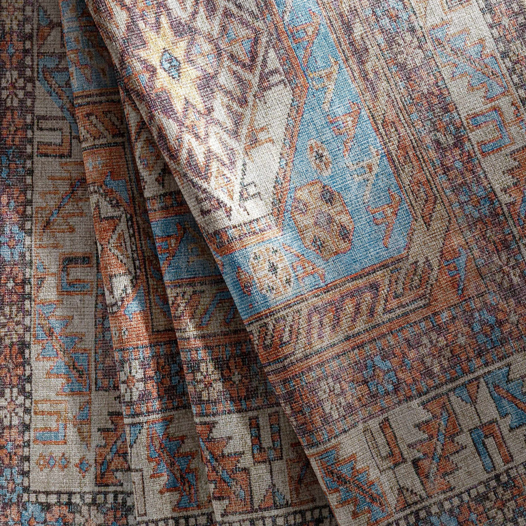 Hauteloom Croy CRYFE Coral Machine Made Chenille-Polyester Rug