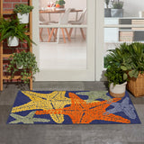 nourison aloha alh28 blue multicolor rug