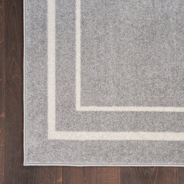nourison nourison essentials nre02 grey ivory rug