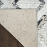 nourison dekor dek05 grey charcoal rug