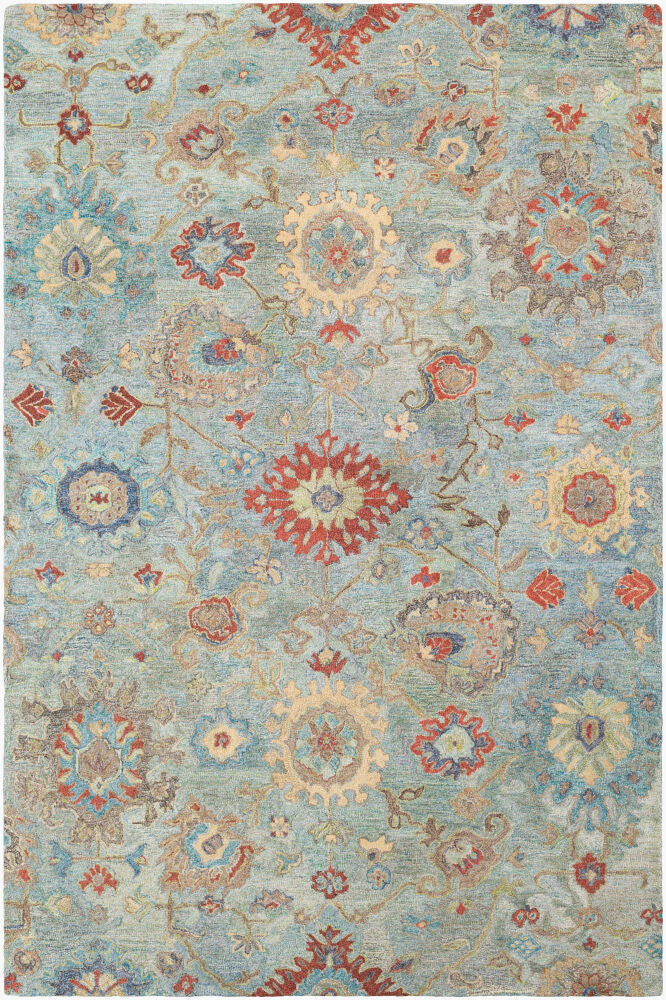 surya rug co classic nouveau csn1004 green rug