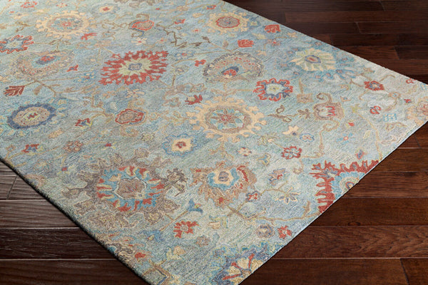 surya rug co classic nouveau csn1004 green rug