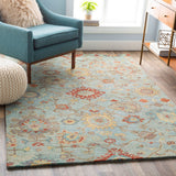 surya rug co classic nouveau csn1004 green rug